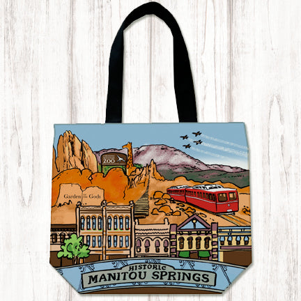 Manitou Springs canvas tote